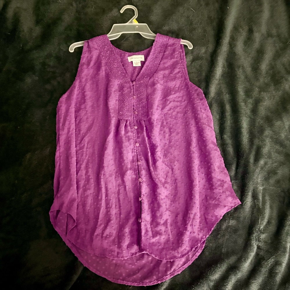 Purple blouse from Liz Claiborne